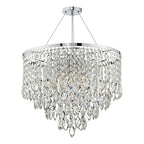 Pescara 5 Light Round Pendant Decorative Crystal<br>Crystal