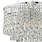 Pescara 5 Light Round Pendant Decorative Crystal<br>Crystal