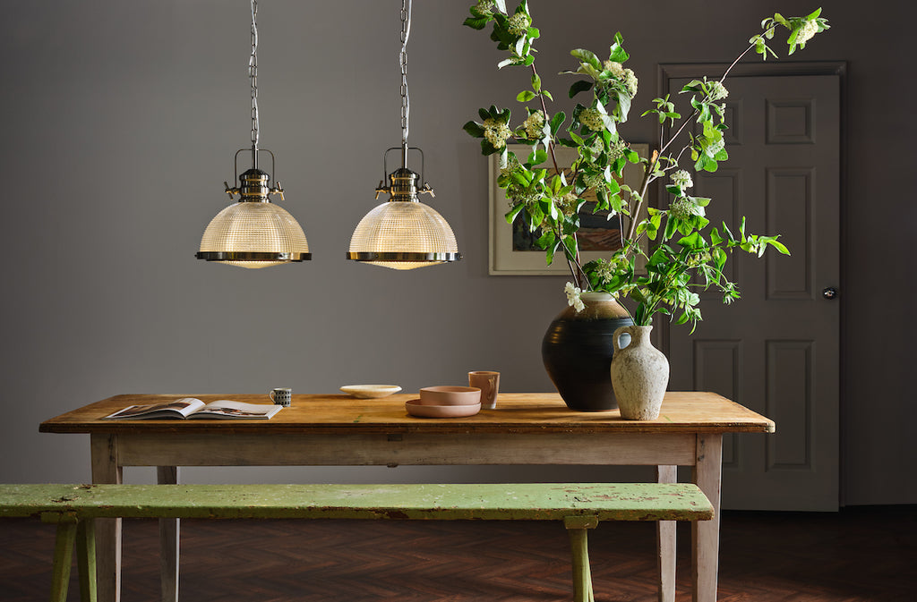 Peyton 1 Light Pendant Satin Nickel And Textured Glass<br>Satin Nickel
