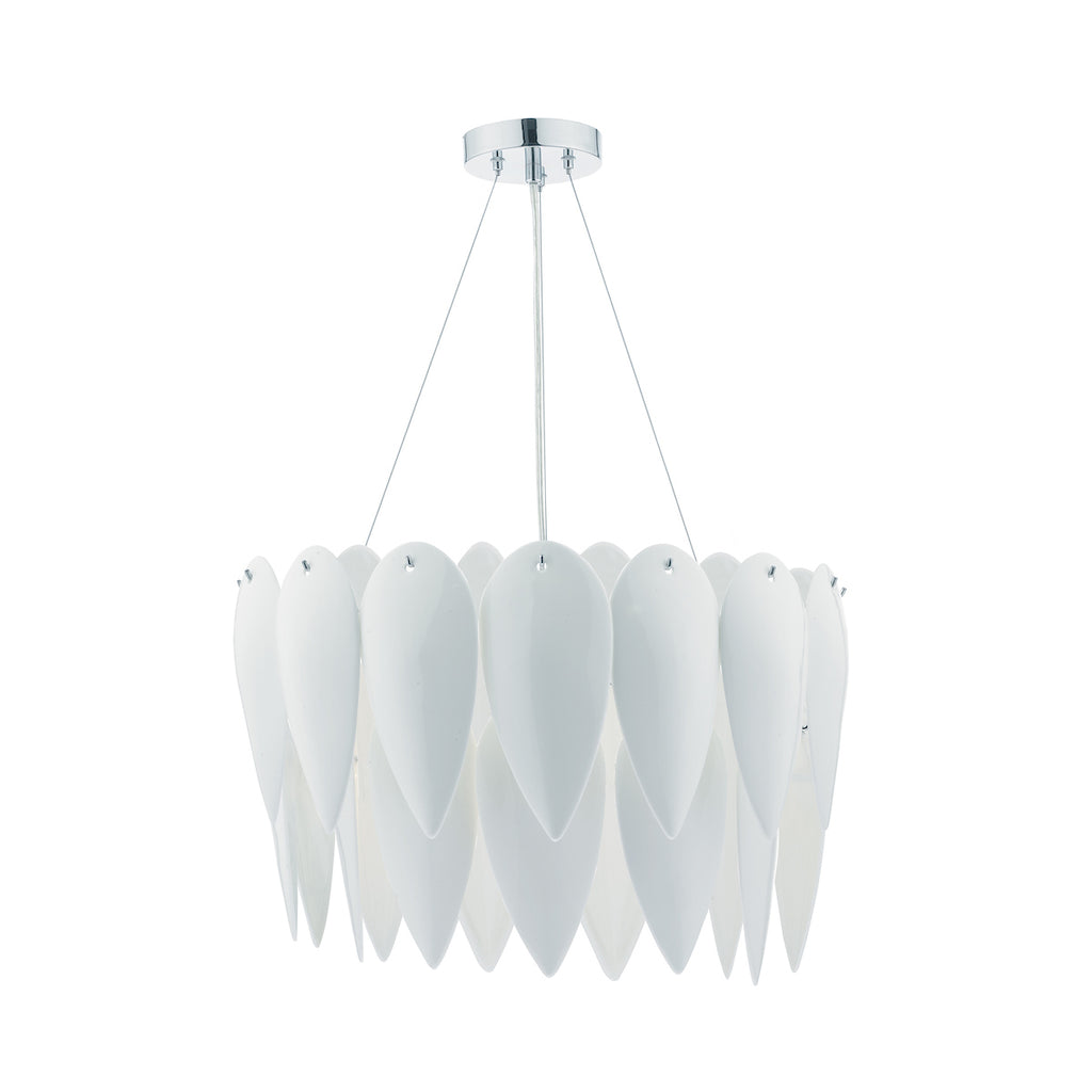 Phillipa 3 Light Pendant White CeramicWhite Ceramic