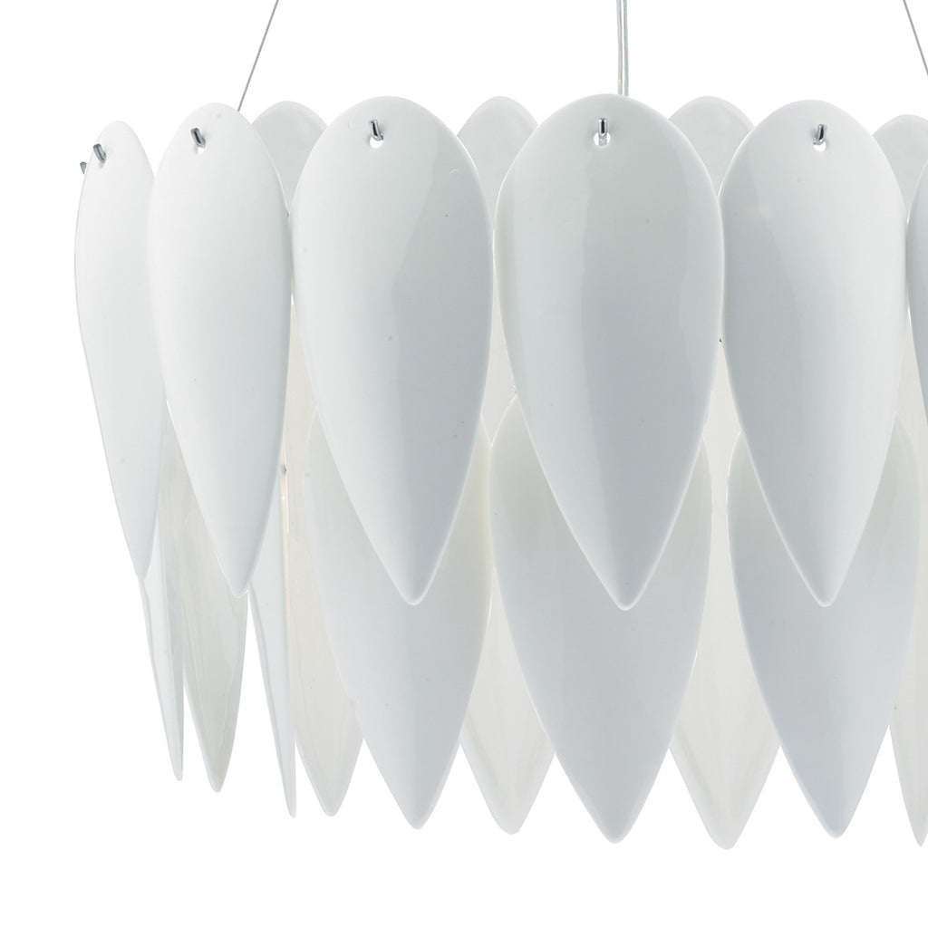 Phillipa 3 Light Pendant White CeramicWhite Ceramic