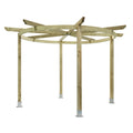 Grange PKITCRAG Timber Carousel Pergola 2.7m - Green