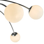 Puglia 6 Light Semi Flush Polished Chrome Opal Glass<br>Polished Chrome