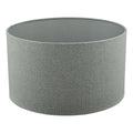 Pyramid Grey Linen Drum Shade 35cm<br>Grey