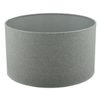 Pyramid Grey Linen Drum Shade 35cm<br>Grey