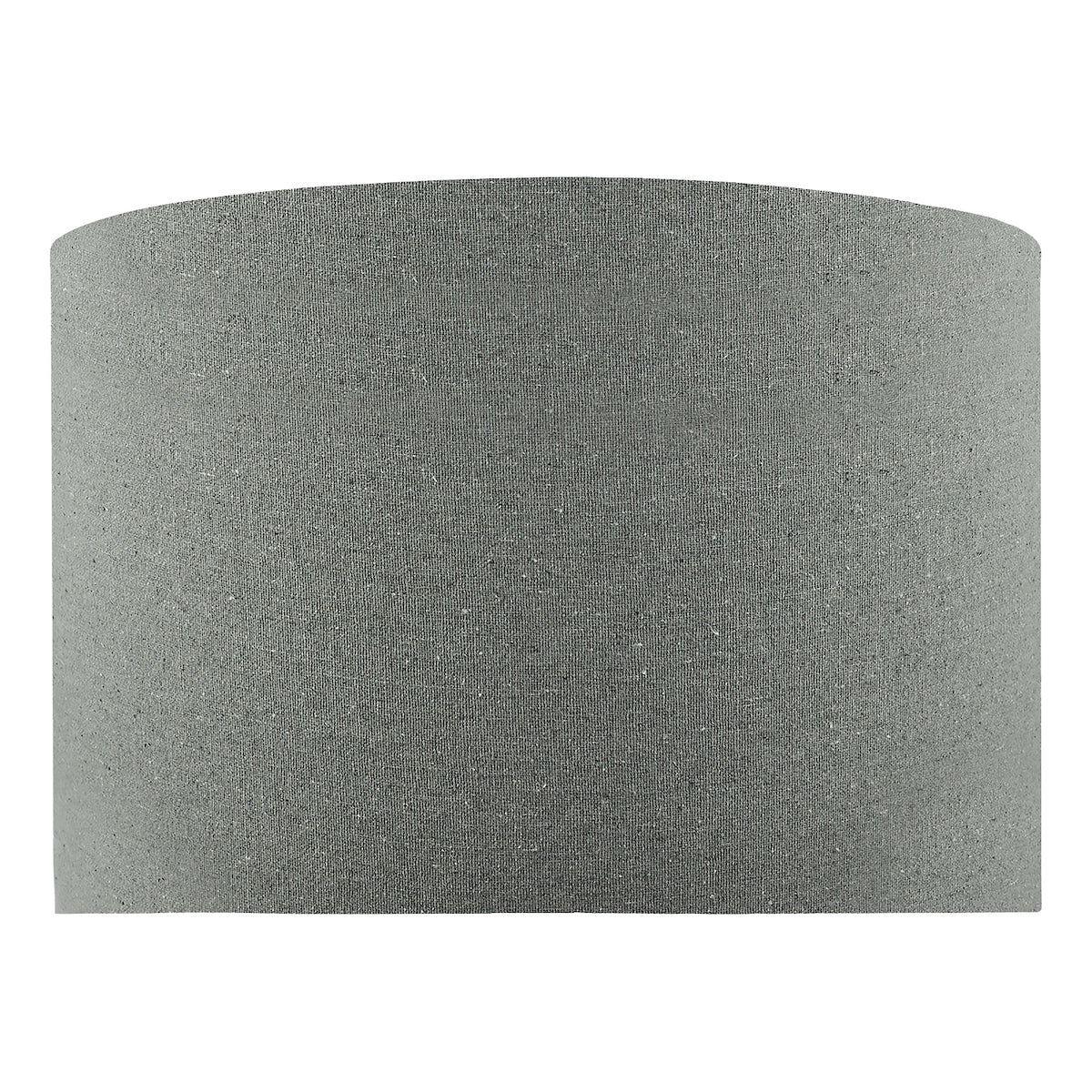 Pyramid Grey Linen Drum Shade 35cm<br>Grey