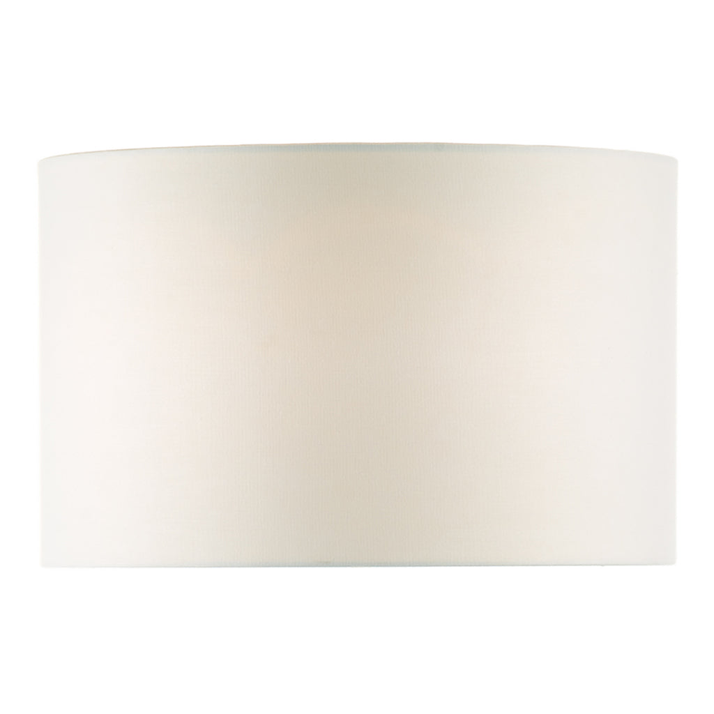 Pyramid White Linen Drum Shade 46cmWhite