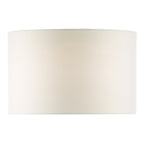 Pyramid White Linen Drum Shade 46cmWhite