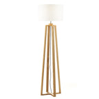 Pyramid Table & Floor Twin Pack Comes With Shade s<br>Wood