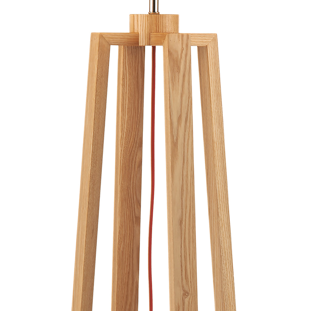 Pyramid Table & Floor Twin Pack Comes With Shade s<br>Wood