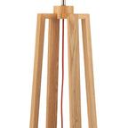 Pyramid Table & Floor Twin Pack Comes With Shade s<br>Wood
