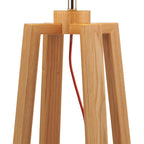 Pyramid Table & Floor Twin Pack Comes With Shade s<br>Wood