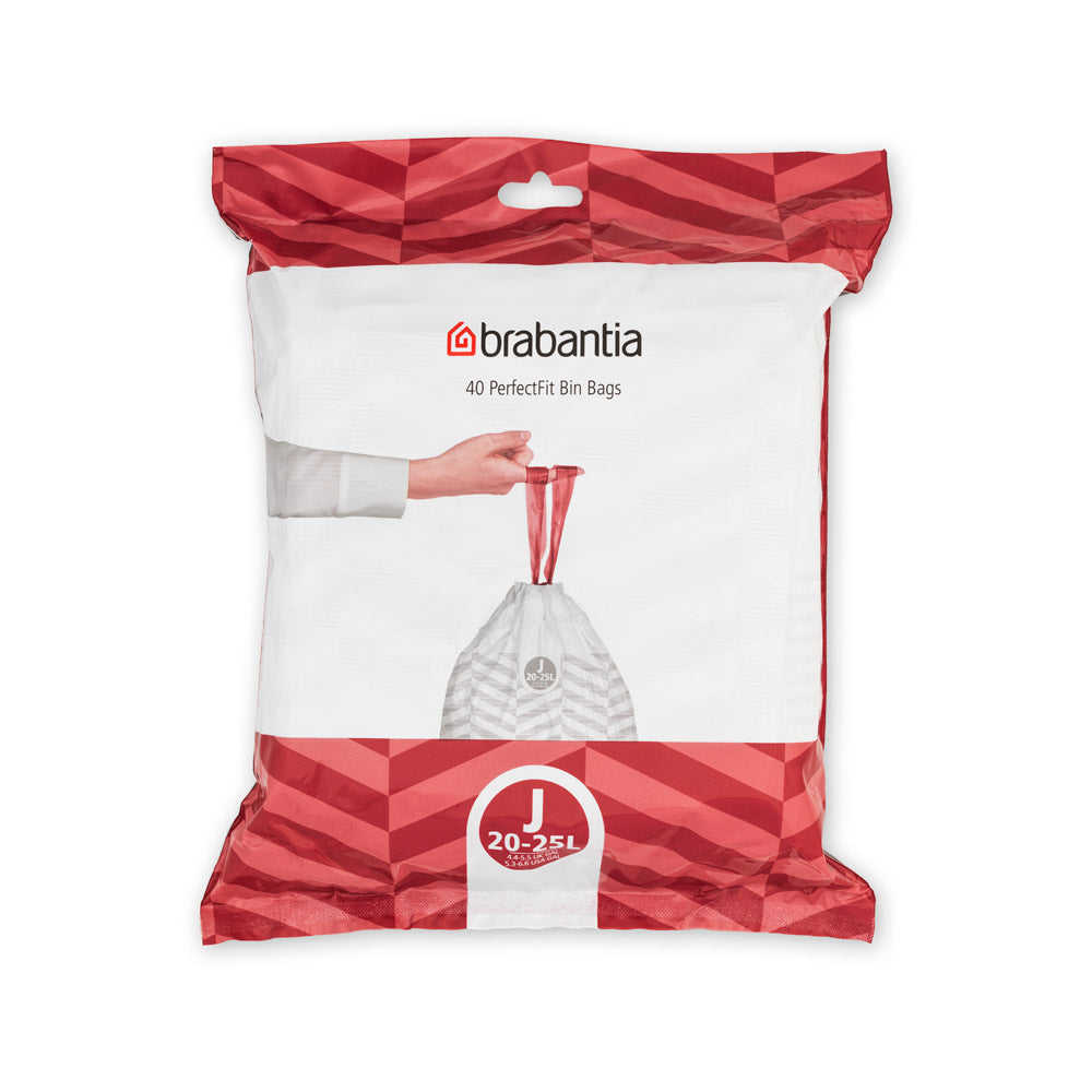 Brabantia 40 PerfectFit Bin Liners (J) 20-25L