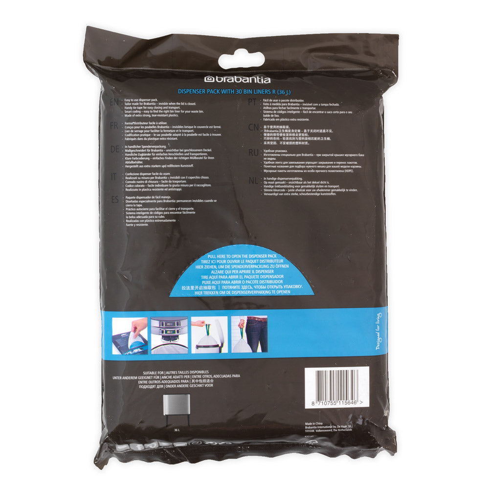 Brabantia 30 PerfectFit Bin Liners (R) 36L