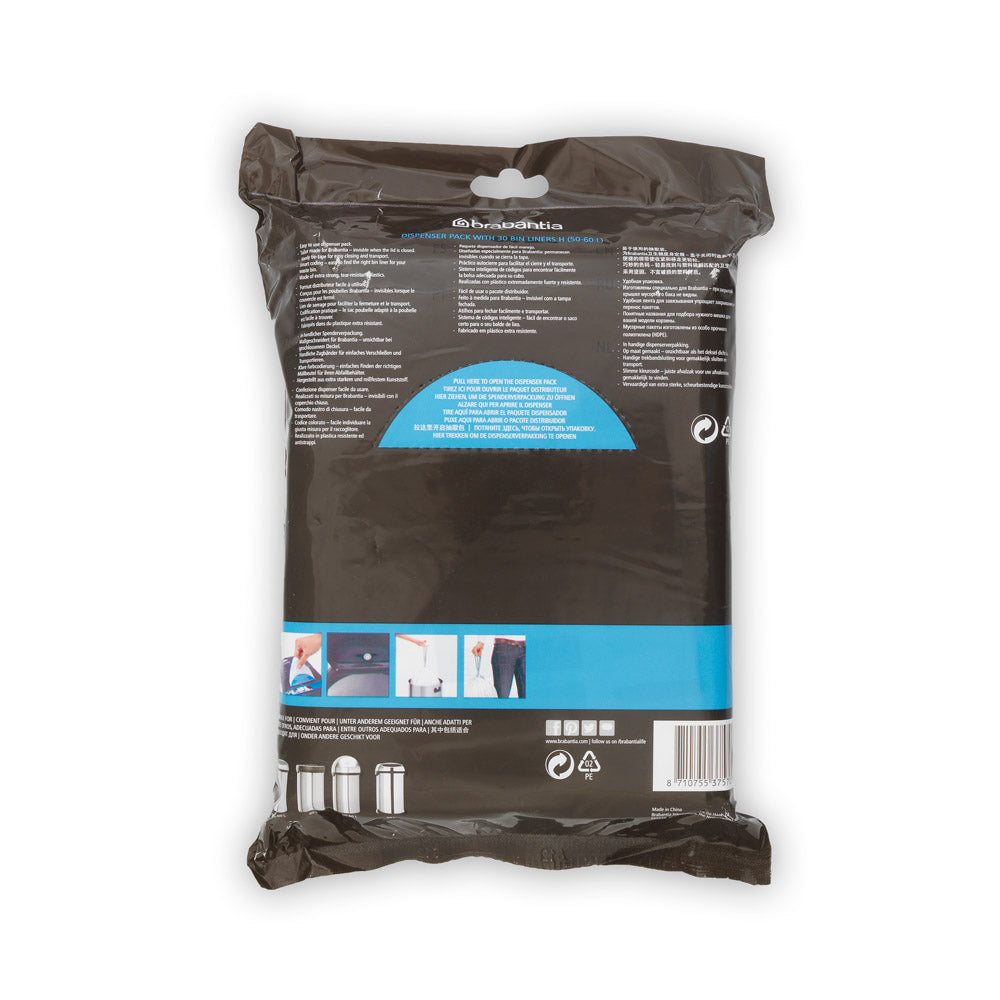 Brabantia 30 PerfectFit Bin Liners (H) 50-60L