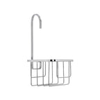 Croydex Shower Riser Rail Hook Over Caddy - Chrome