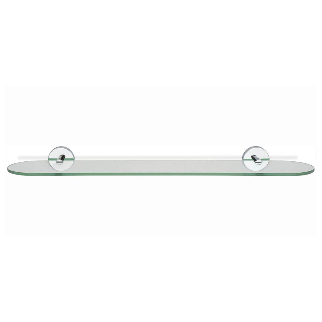 Croydex Romsey Glass Shelf - Chrome