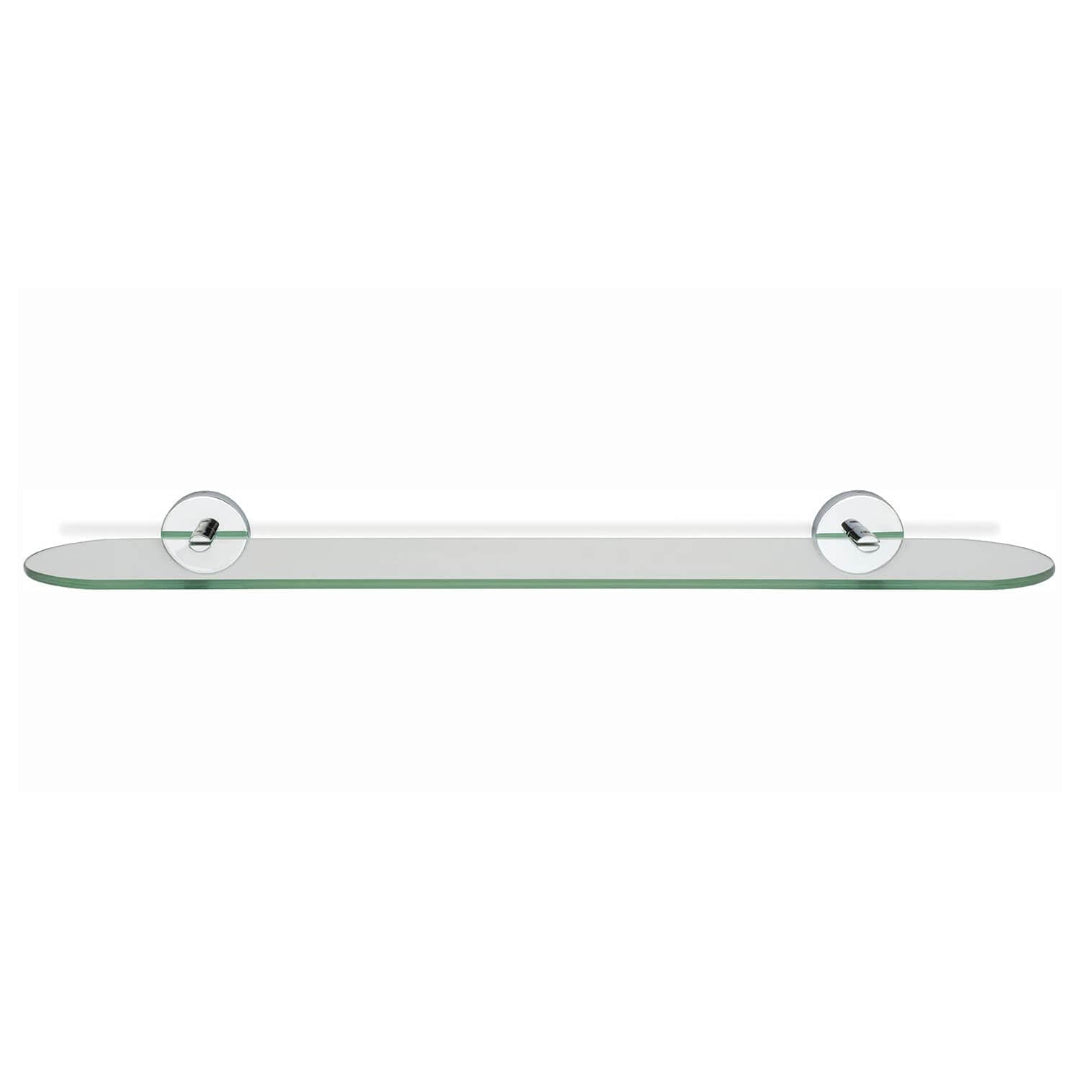 Croydex Romsey Glass Shelf - Chrome