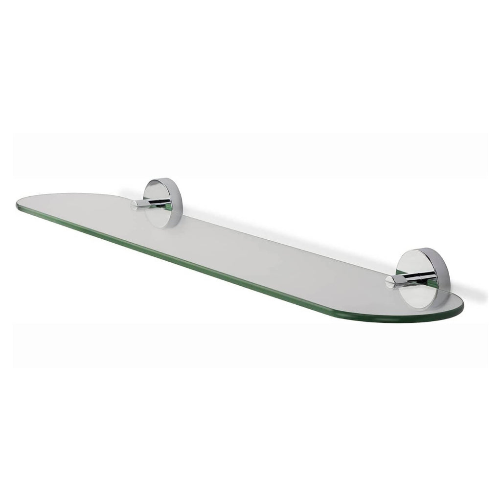 Croydex Romsey Glass Shelf - Chrome