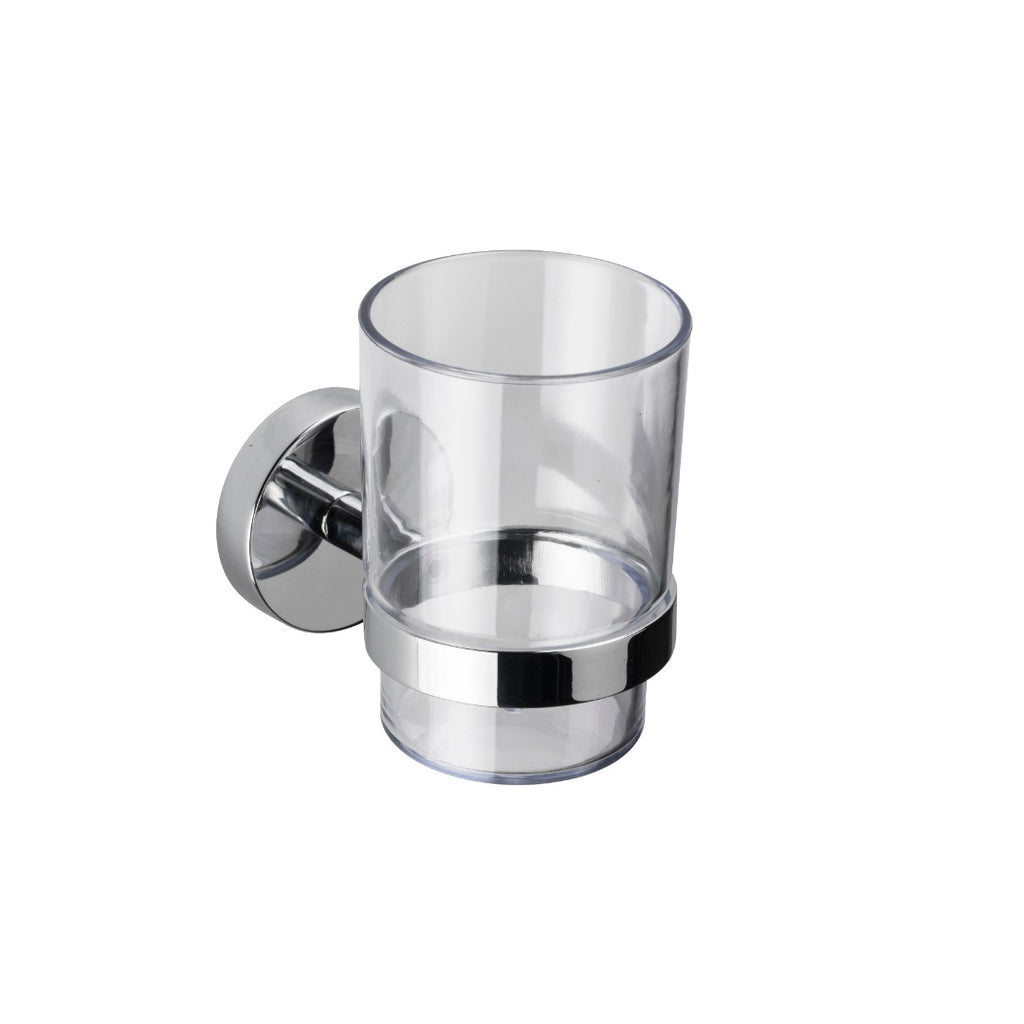 Croydex Romsey Tumbler & Holder - Chrome