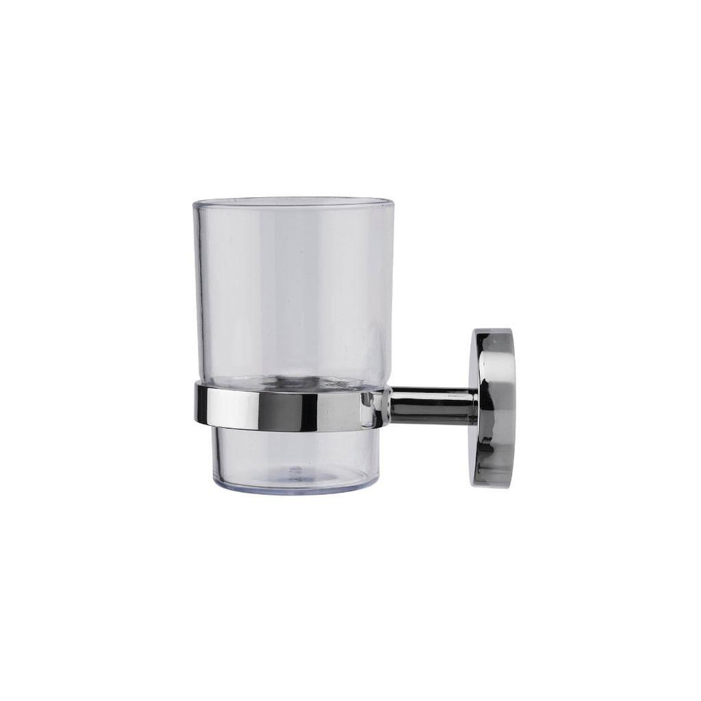 Croydex Romsey Tumbler & Holder - Chrome