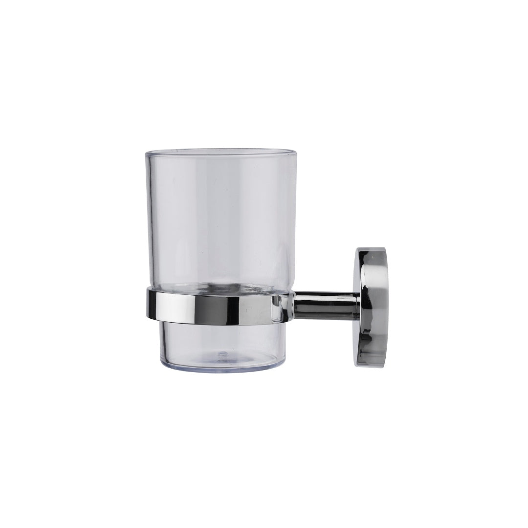 Croydex Romsey Tumbler & Holder - Chrome