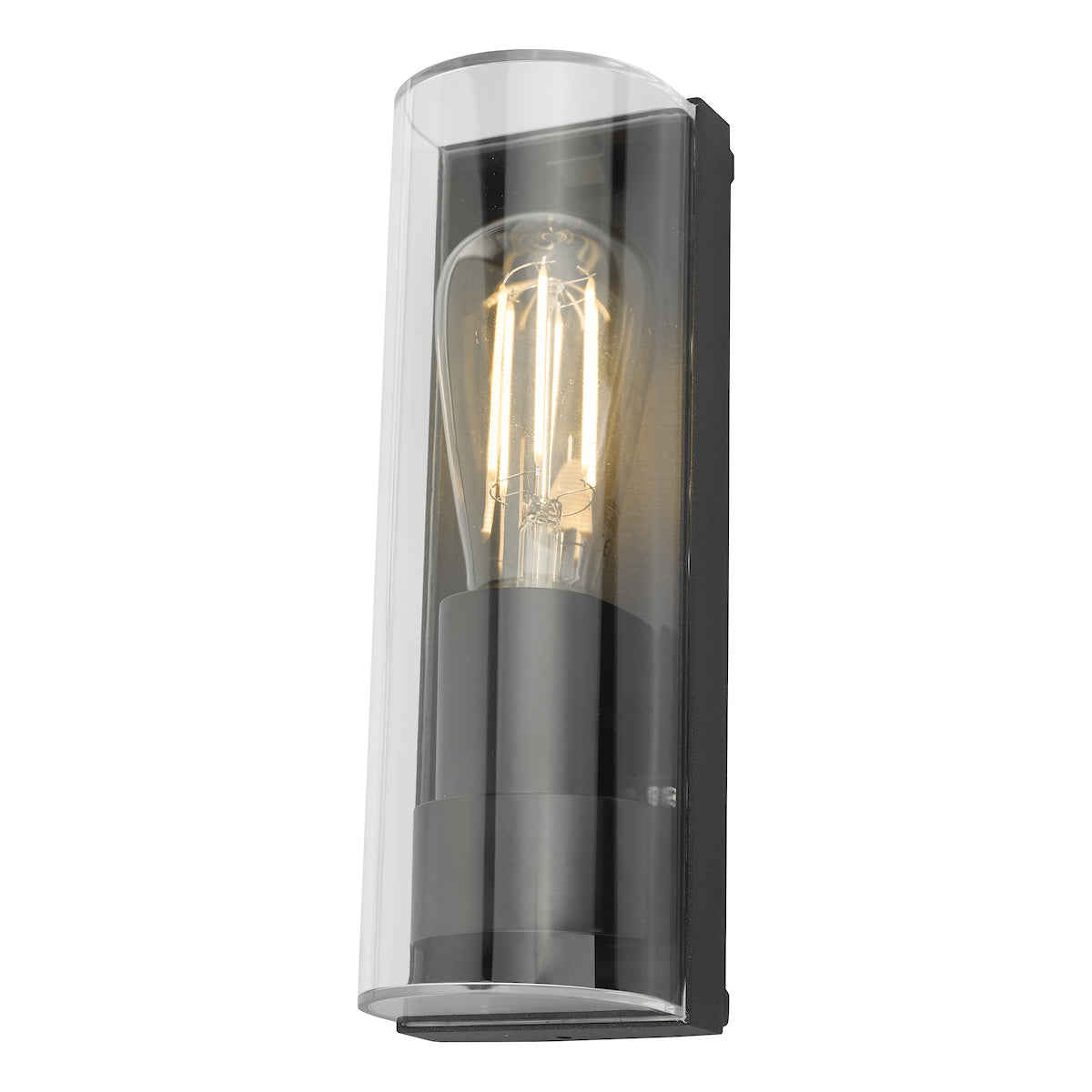 Quenby Outdoor Wall Light Matt Grey Acrylic IP65<br>Matt Grey