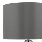 Quinn Table Lamp Smoked Glass With Shade <br>Smoked Glass