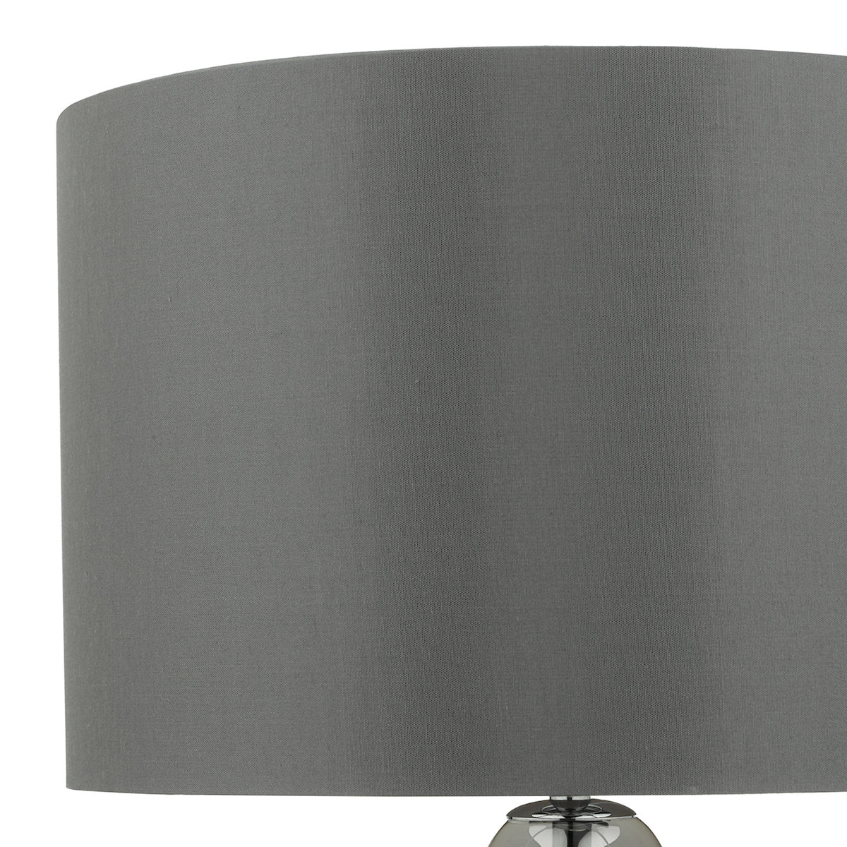 Quinn Table Lamp Smoked Glass With Shade <br>Smoked Glass