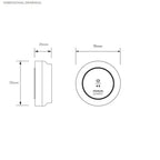 Aqualisa Quartz Classic Divert Outlet Remote - Chrome