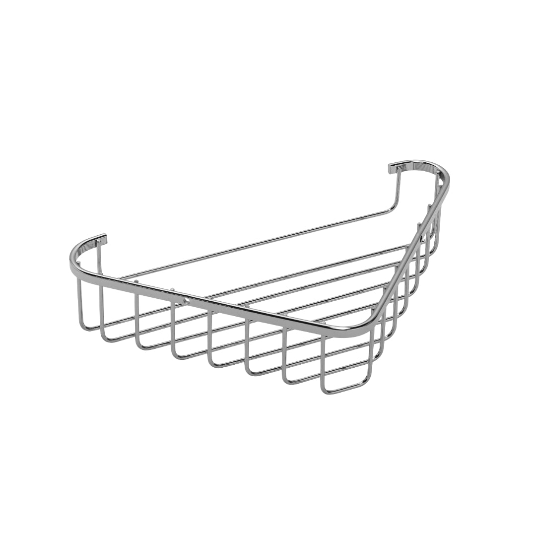 Croydex Corner Basket Chrome