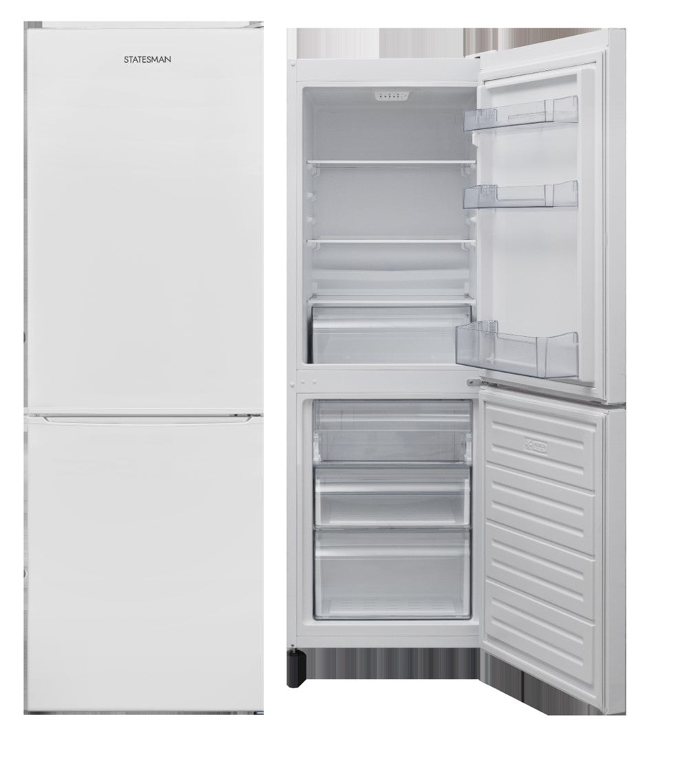 Statesman F01554FFW 152cm High 50/50 Frost Free Freestanding Fridge-Freezer White
