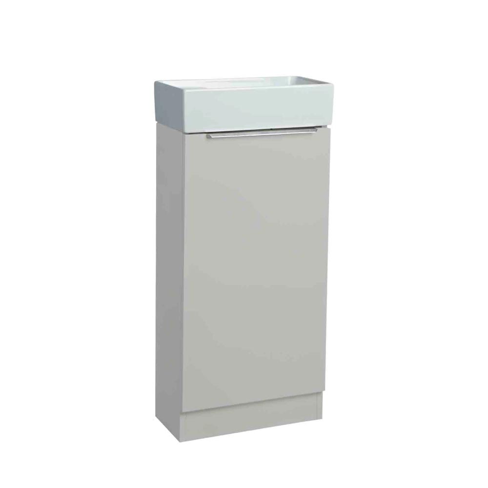 Roper Rhodes Alto 400 Freestanding Complete Basin Unit - Light Grey