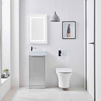 Roper Rhodes Alto 400 Freestanding Complete Basin Unit - Light Grey