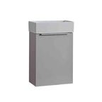 Roper Rhodes Alto 400 Wall Mounted Complete Basin Unit - Light Grey