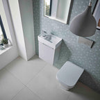 Roper Rhodes Alto 400 Wall Mounted Complete Basin Unit - Light Grey
