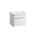 Roper Rhodes Contour 500 Wall Mounted 1 Drawer Complete Basin Unit - Gloss White