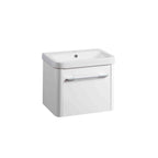 Roper Rhodes Contour 500 Wall Mounted 1 Drawer Complete Basin Unit - Gloss White