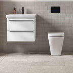 Roper Rhodes Type 600 Wall Mounted 2 Drawer Complete Basin Unit - Gloss White