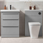 Roper Rhodes Type 600 Freestanding 3 Drawer Complete Basin Unit - Light Grey