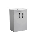 Roper Rhodes Astute 600 Freestanding 2 Door Complete Basin Unit - Light Grey