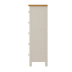 Raleigh 5 Drawer Narrow Chest Truffle