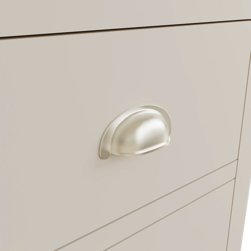 Raleigh 5 Drawer Narrow Chest Truffle