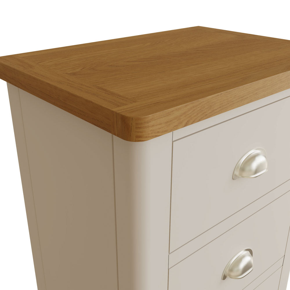 Raleigh 5 Drawer Narrow Chest Truffle