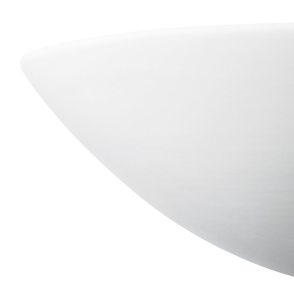 Radius Ceramic Wall Washer White Unglazed<br>White Ceramic