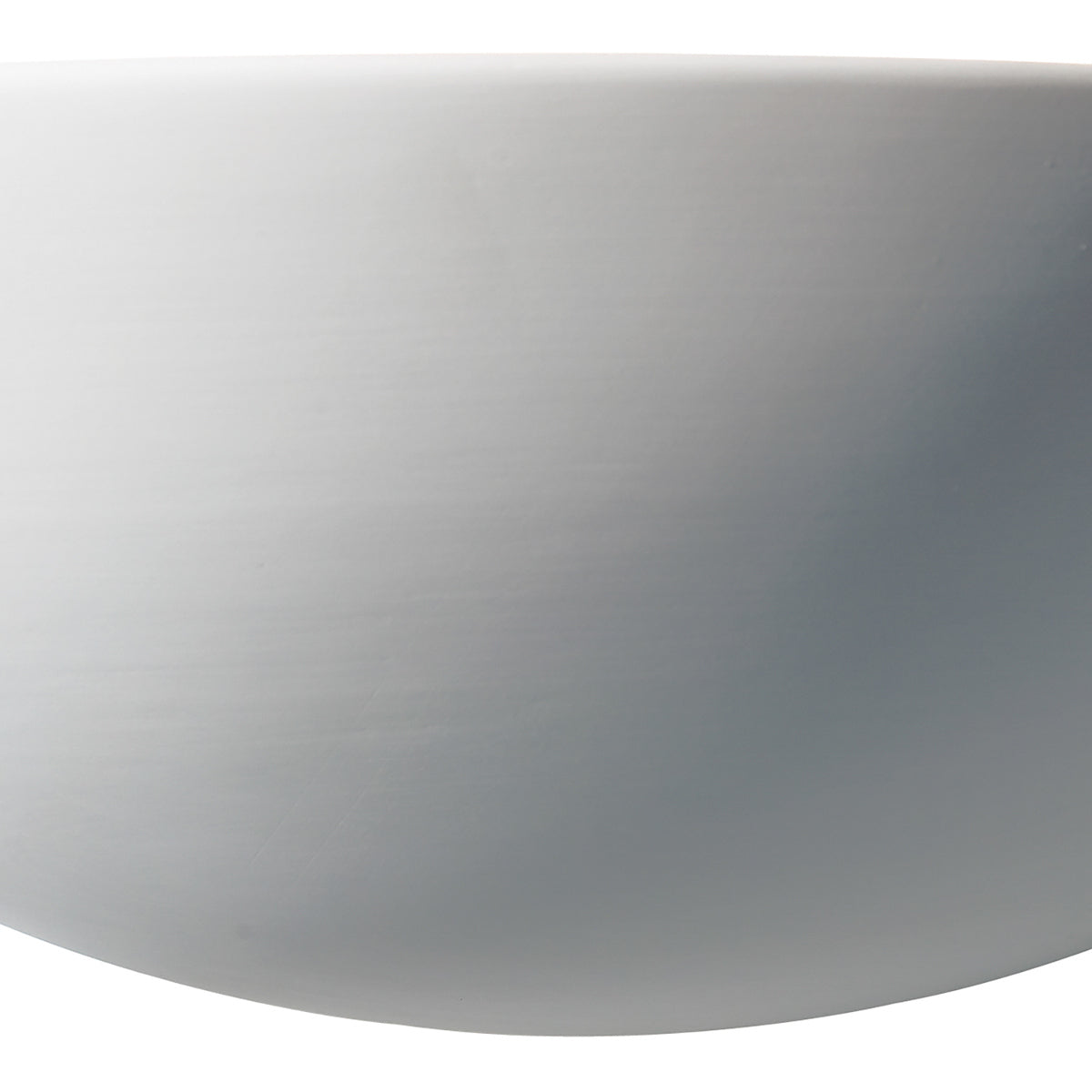 Radius Ceramic Wall Washer White Unglazed<br>White Ceramic