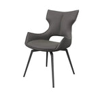 Raffaello Swivel Dining Chair Grey - Pair