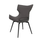 Raffaello Swivel Dining Chair Grey - Pair