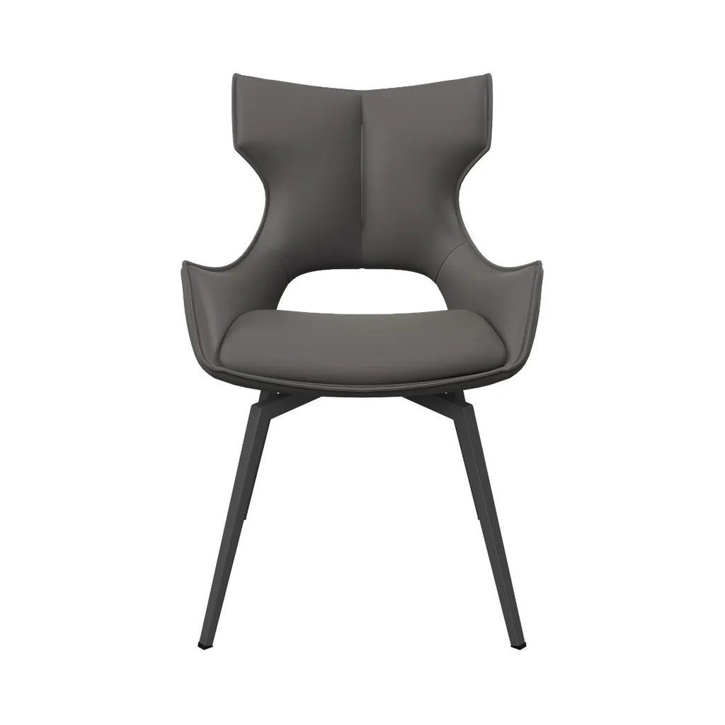 Raffaello Swivel Dining Chair Grey - Pair