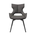 Raffaello Swivel Dining Chair Grey - Pair